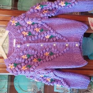 Chicwish Purple sweater M NWT